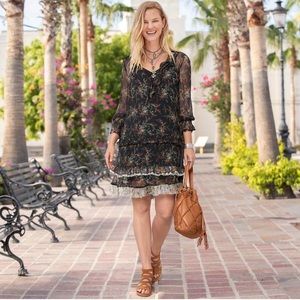 Sundance Mist in the Meadows Floral Dress